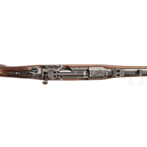 A Borovnik repeating rifle, Ferlach, with Zeiss scope