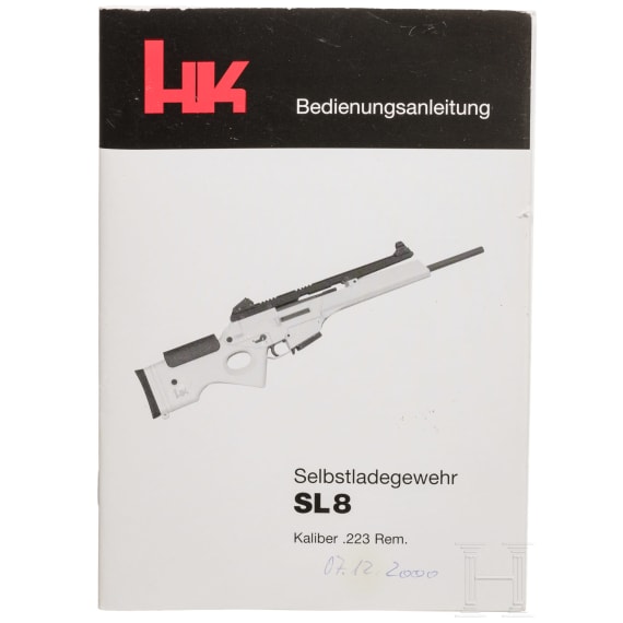 Heckler & Koch HK SL 8 (HK G36 Zivilversion), mit ZF 2,5 - 10 x50, Werkzeug, diverses Zubehör