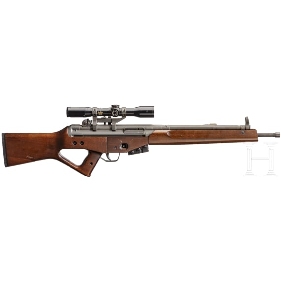 A self-loading rifle SAR976 with Zeiss scope