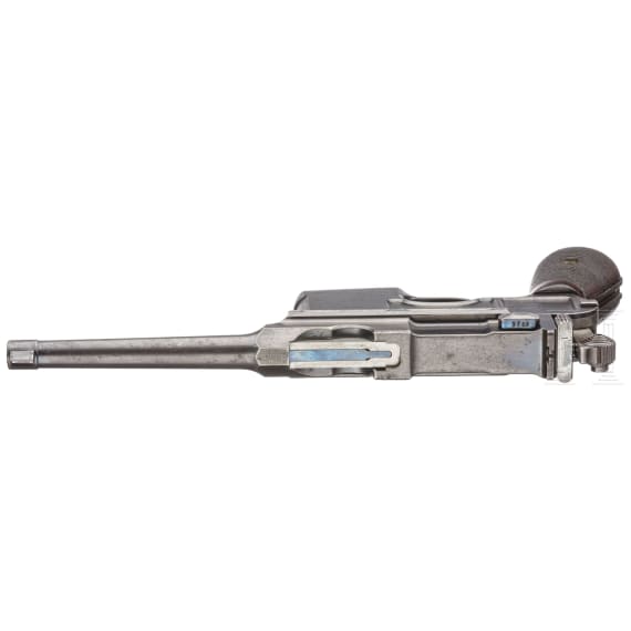 A Mauser C 96 Cone Hammer, fixed rear sight, so-called "Erleichterte Pistole" incl. matching-numbered stock