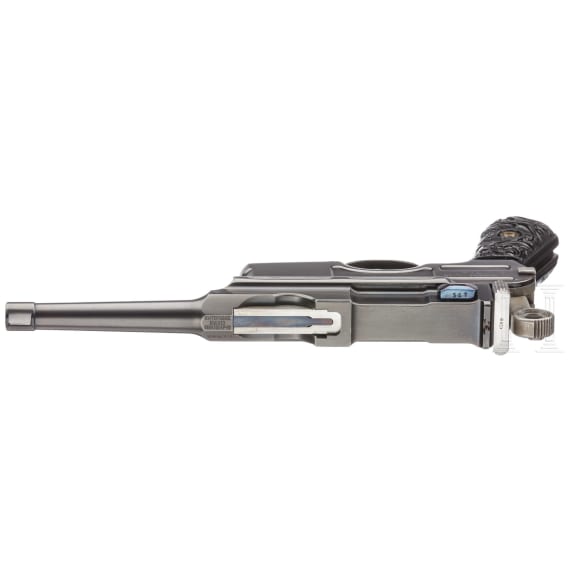 A Mauser C96 Bolo Large Ring Hammer, fixed sight, for six rounds