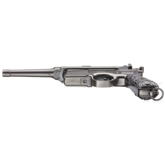 A Mauser C96 Bolo Large Ring Hammer, fixed sight, for six rounds
