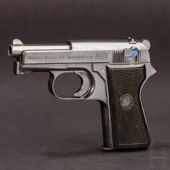 A Mauser self-loading pistol prototype - double action, external hammer