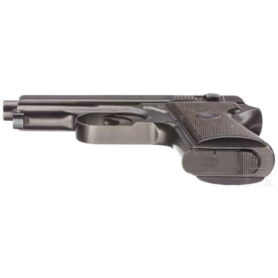 A Mauser self-loading pistol prototype - double action, external hammer