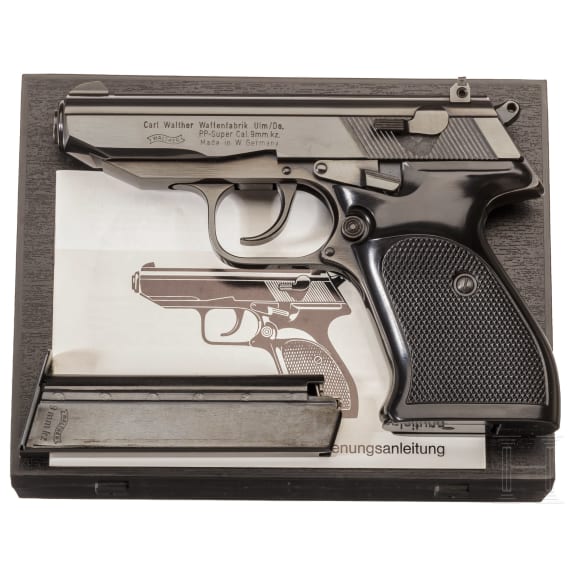 Walther PP Super in 9 mm short, new in box