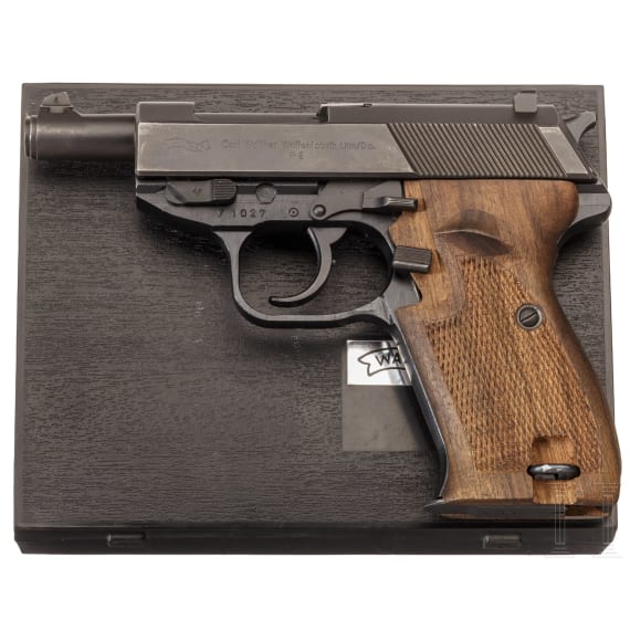 Walther P 5, erste Vorserie, in Box, Polizei
