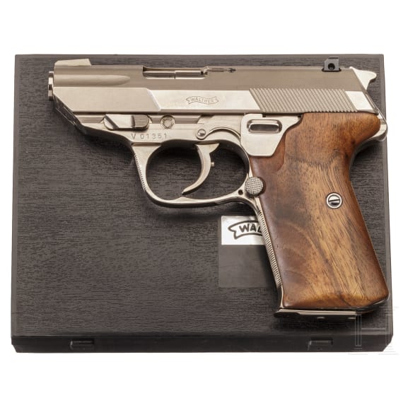 Walther P 5 Compact, pre-series, nickel-plated, new in box