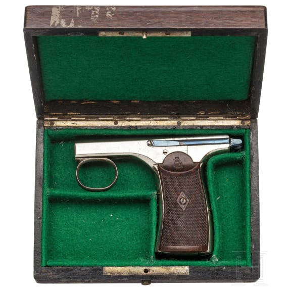 Brun Latrige palm pistol, Mod. 1890 France ca. 1895
