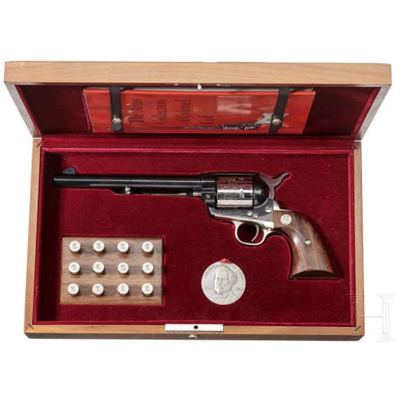 A cased Colt SAA 1873 - Colonel Colt Sesquicentennial 1814 - 1964