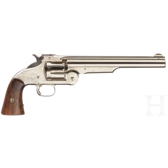A Smith & Wesson No. 3 Second Model American revolver