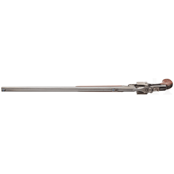 A cased Smith & Wesson Model 320 Revolving Rifle