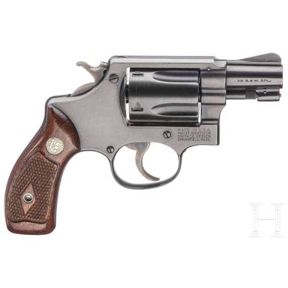 Smith & Wesson Mod. .38/.32 Terrier, original postwar (Pre-Model 36), mit Fabrikbrief, im Karton
