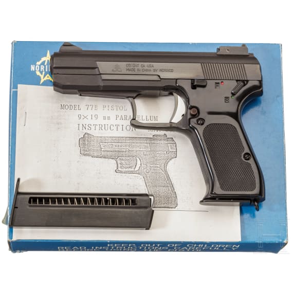 A one-hand pistol Norinco Mod. 77 B, new in box