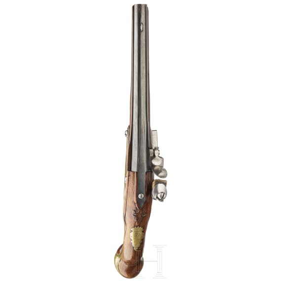 A cavalry pistol for an officer of the Schomberg dragoons, worn since 1762