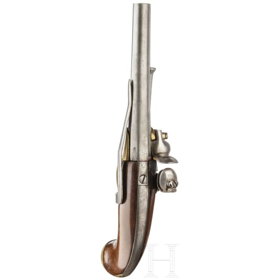 A French M 1777 cavalry pistol, 1st model