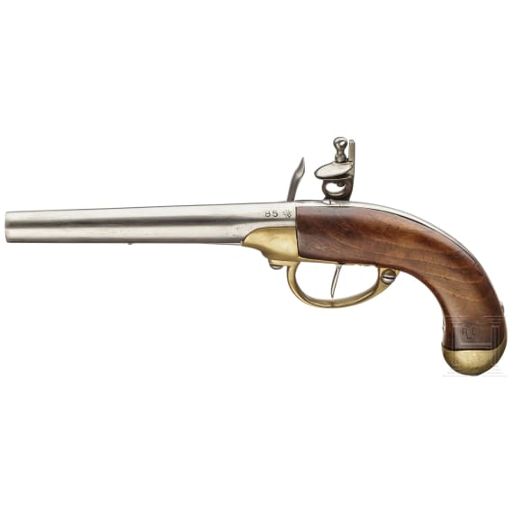 A French cavalry pistol M 1777, 2nd model