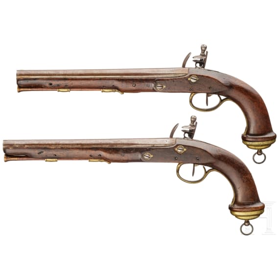 A pair of pistols for mamluk officers of the Imperial Guard, circa 1800