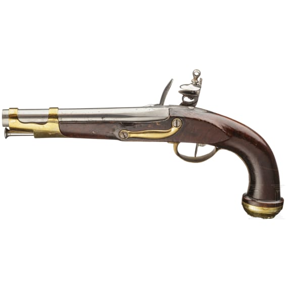 A French pistol M 1816 of the Garde du Corps, 2nd model