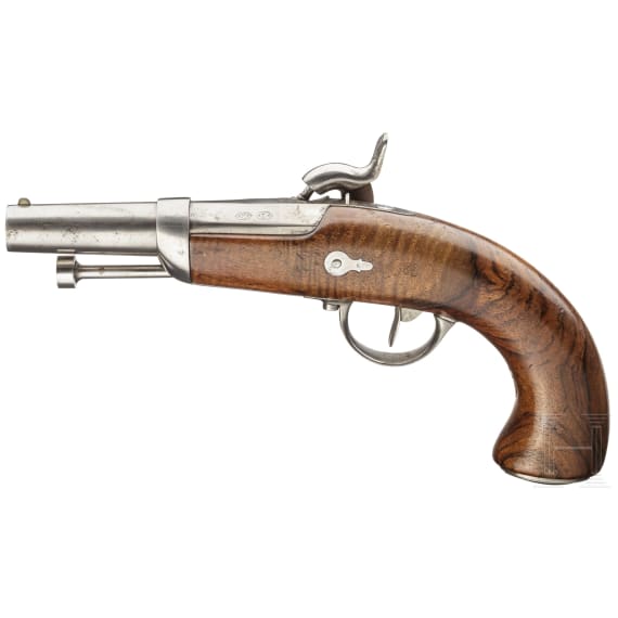 A French M 1836 pistol for officers of the gendarmes