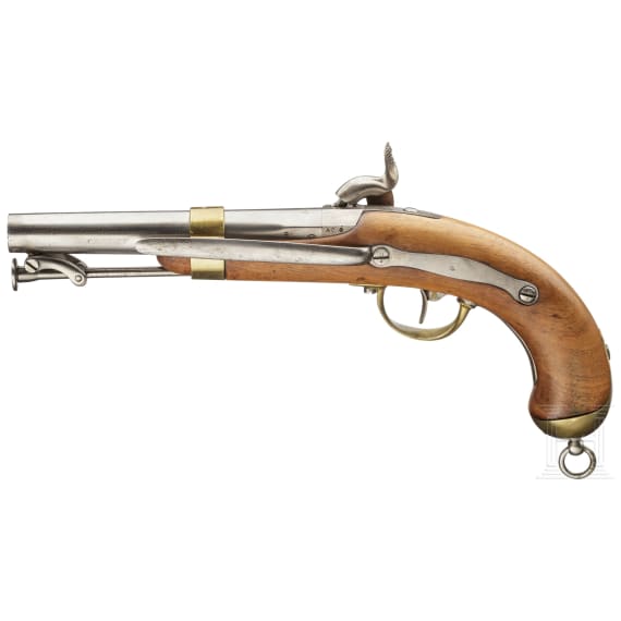 A French Navy pistol M 1837, 1st model