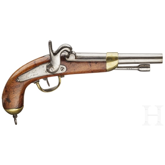A French cavalry pistol, ca. 1840