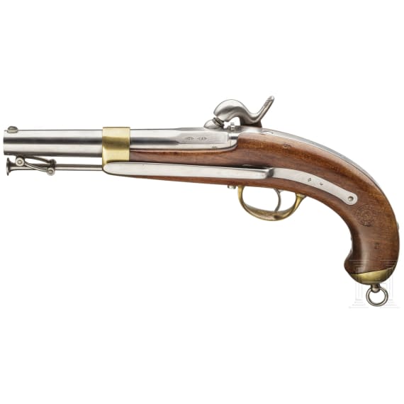 A French M 1849 navy pistol