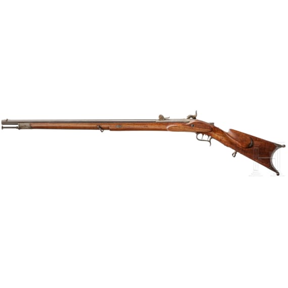 A Swiss M 1851 sniper rifle
