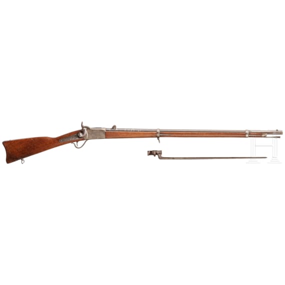 Geniegewehr System Peabody M 1867, mit Bajonett