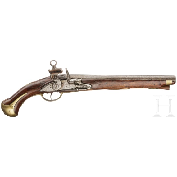 A Spanish flintlock cavalry pistol Mod. 1753, made 1781