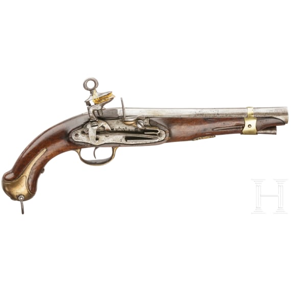A light cavlary flintlock pistol Mod. 1753/89, 19th century