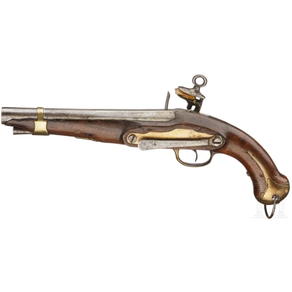 A light cavlary flintlock pistol Mod. 1753/89, 19th century