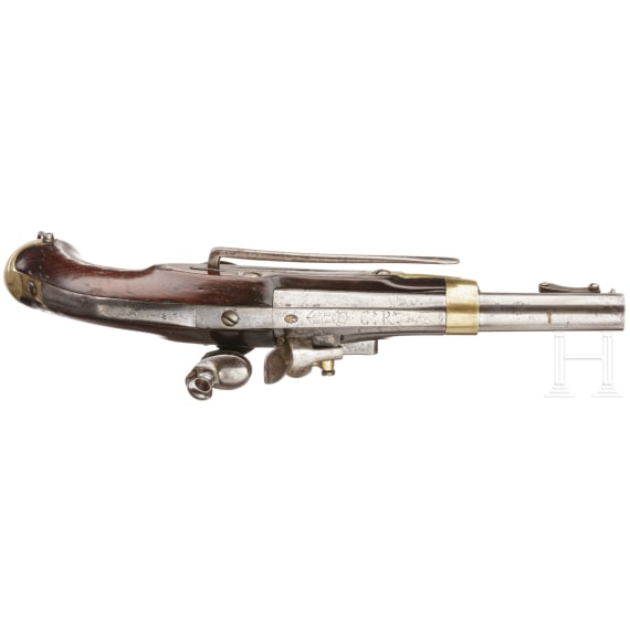 A cavalry flintlock pistol Mod. 1815, circa 1815