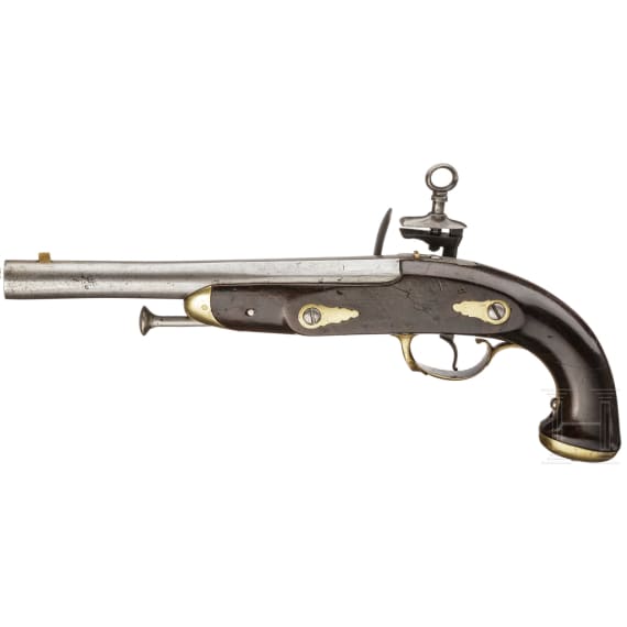 A flintlock pistol for officiers (?), circa 1830