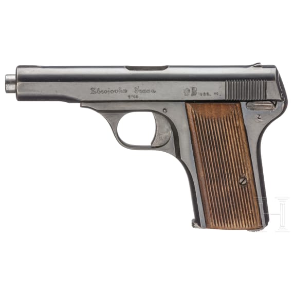 Praga 7,65 mm-Pistole Vz 21, fr&uuml;he Ausf&uuml;hrung