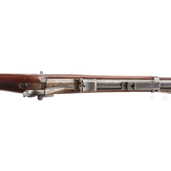 A Springfield Model 1884 "Trapdoor" infantry rifle