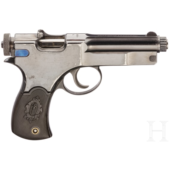 A Roth-Sauer pistol for the colonial police force of Deutsch-S&uuml;dwestafrika