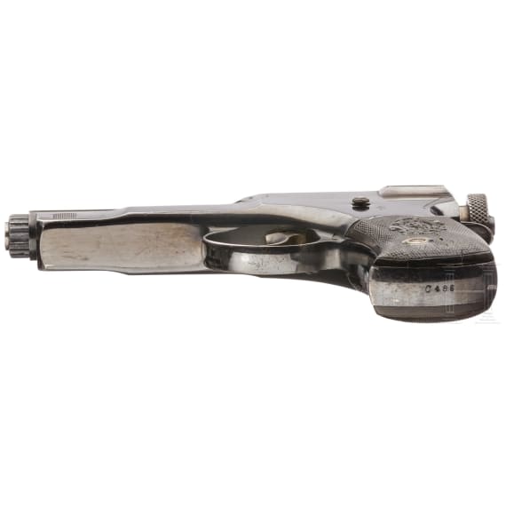 A Roth-Sauer pistol for the colonial police force of Deutsch-S&uuml;dwestafrika