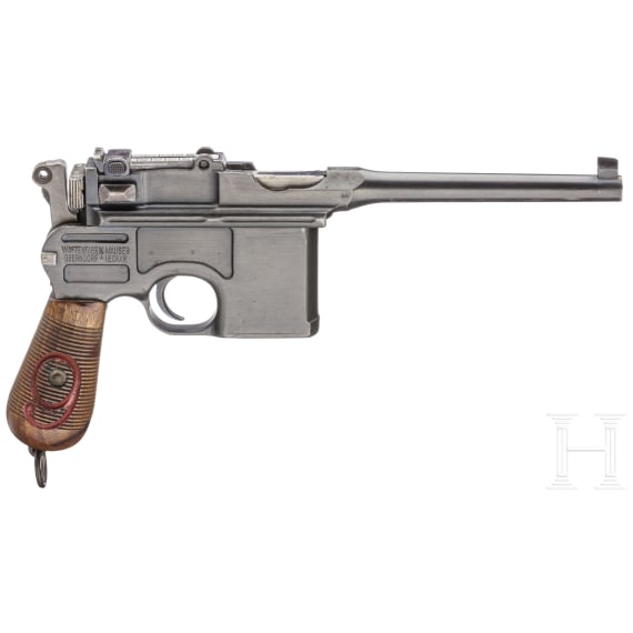 Mauser C 96/16, mit nummerngleichem Anschlagkasten
