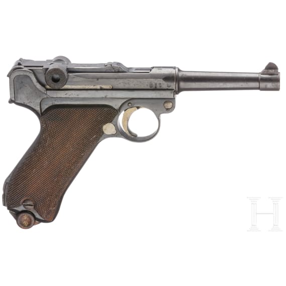 An Erfurt 1918 marked Luger 08 pistol
