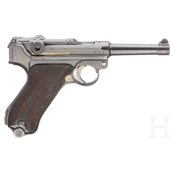 A Mauser S/42 marked Luger 08 pistol dated 1936