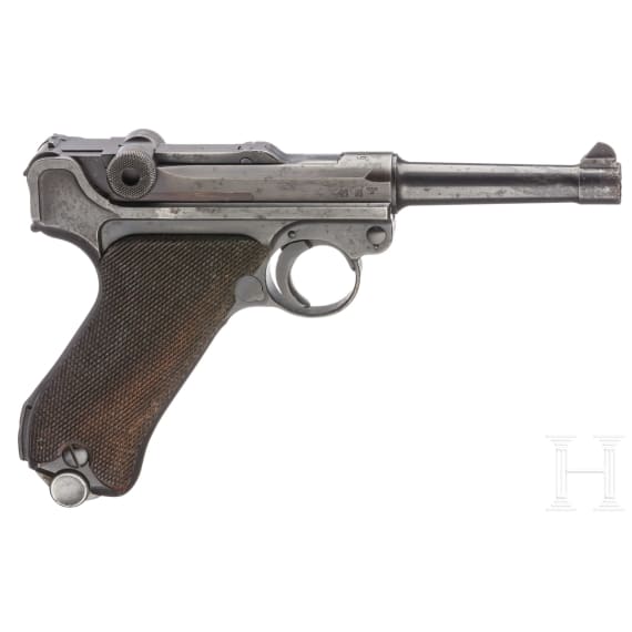 A Mauser 42 marked Luger 08 pistol dated 1939