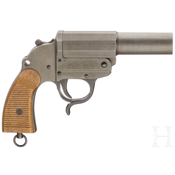 Signalpistole Zink Mod. Heer, Fertigung Walther, Kriegsausf&uuml;hrung Typ 3