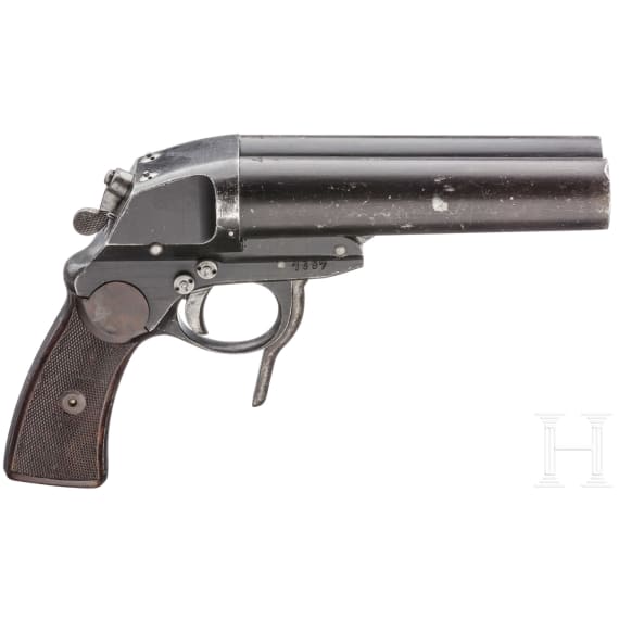 Doppell&auml;ufige Fliegerleuchtpistole Mod. L, Code "gpt - 1944"