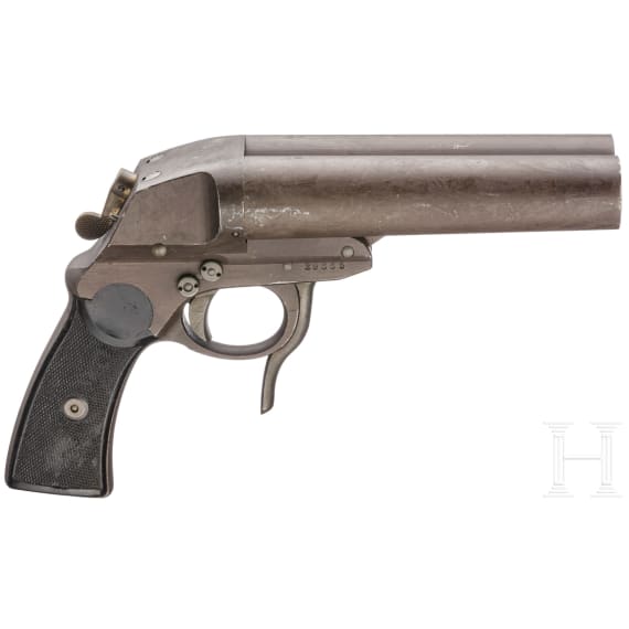 Doppell&auml;ufige Fliegerleuchtpistole Mod. L, Code "fzs"