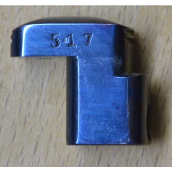 A Mauser C96 Bolo Large Ring Hammer, fixed sight, for six rounds