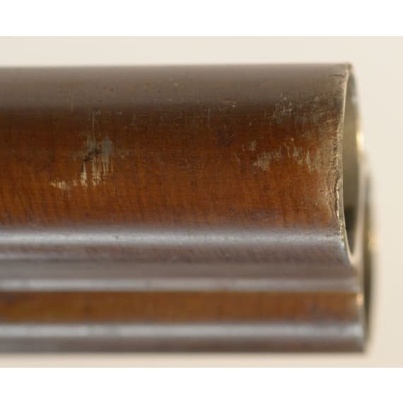 A Damascus steel pinfire side-by-side shotgun by Leopold Bernard, Paris 1877