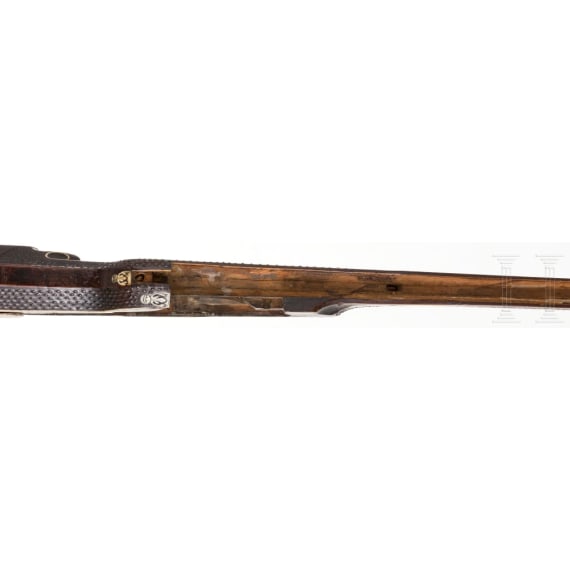 A military wheel-lock rifle by Balthasar Dressler in Dresden, dated 1596