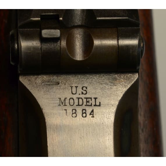 A Springfield Model 1884 "Trapdoor" infantry rifle