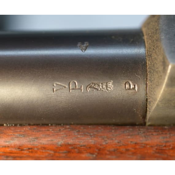 A Springfield Model 1884 "Trapdoor" infantry rifle