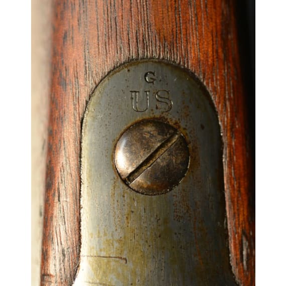 A Springfield Model 1884 "Trapdoor" infantry rifle